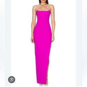 NOOKIE ESTELLA GOWN - Bright Fuchsia - Small